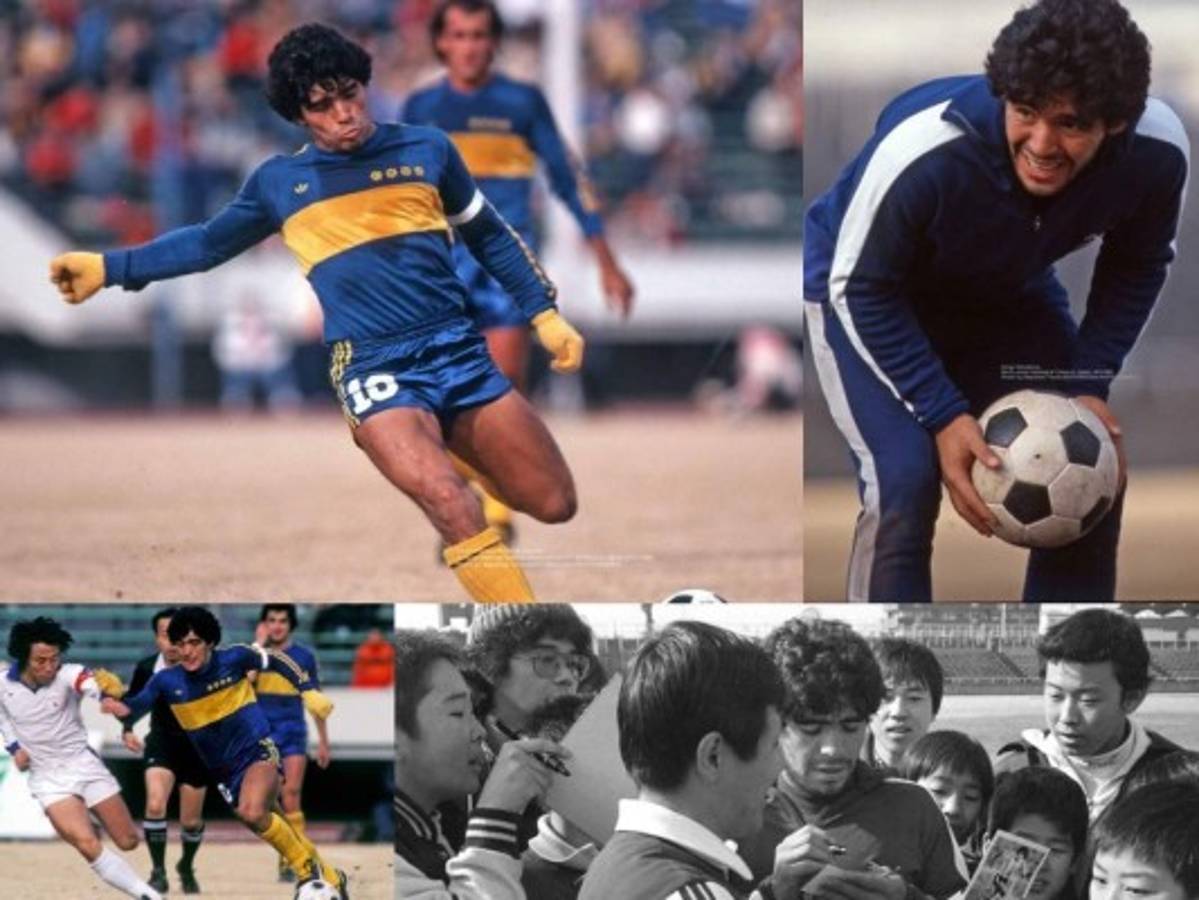 Las fotos de Diego Armando Maradona en su gira con el Boca de 1982 que no habías visto