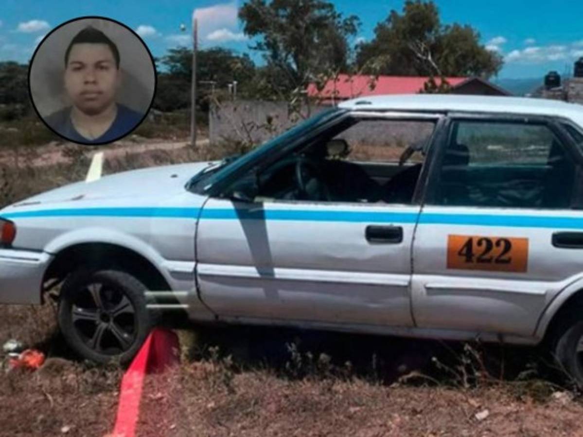Dentro de su vehículo matan a taxista en Comayagua