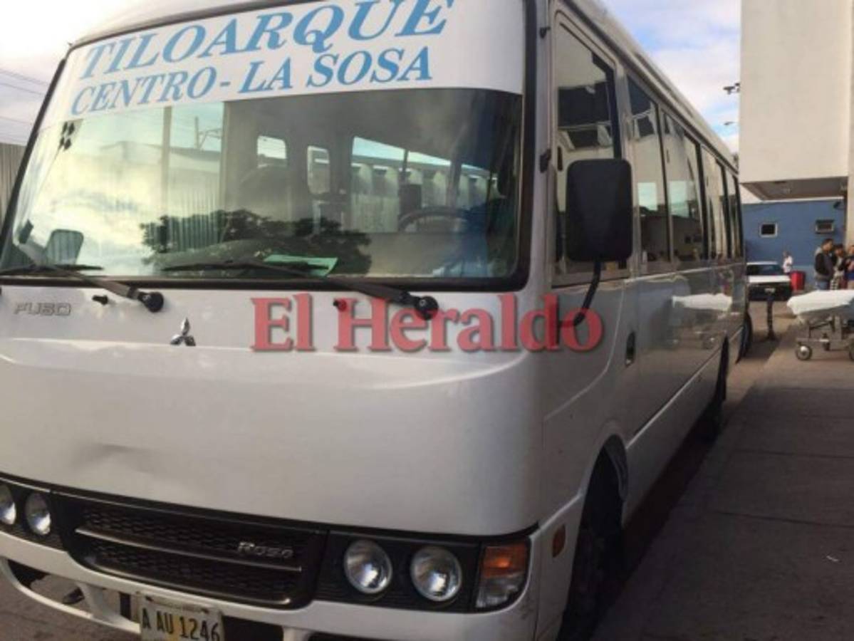 Atentan contra conductor de bus rapidito y se traslada malherido al Hospital Escuela Universitario