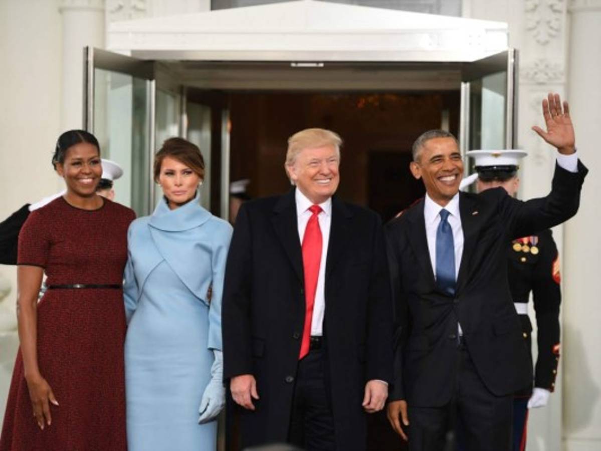 Obama recibe a Trump en la Casa Blanca antes de la investidura