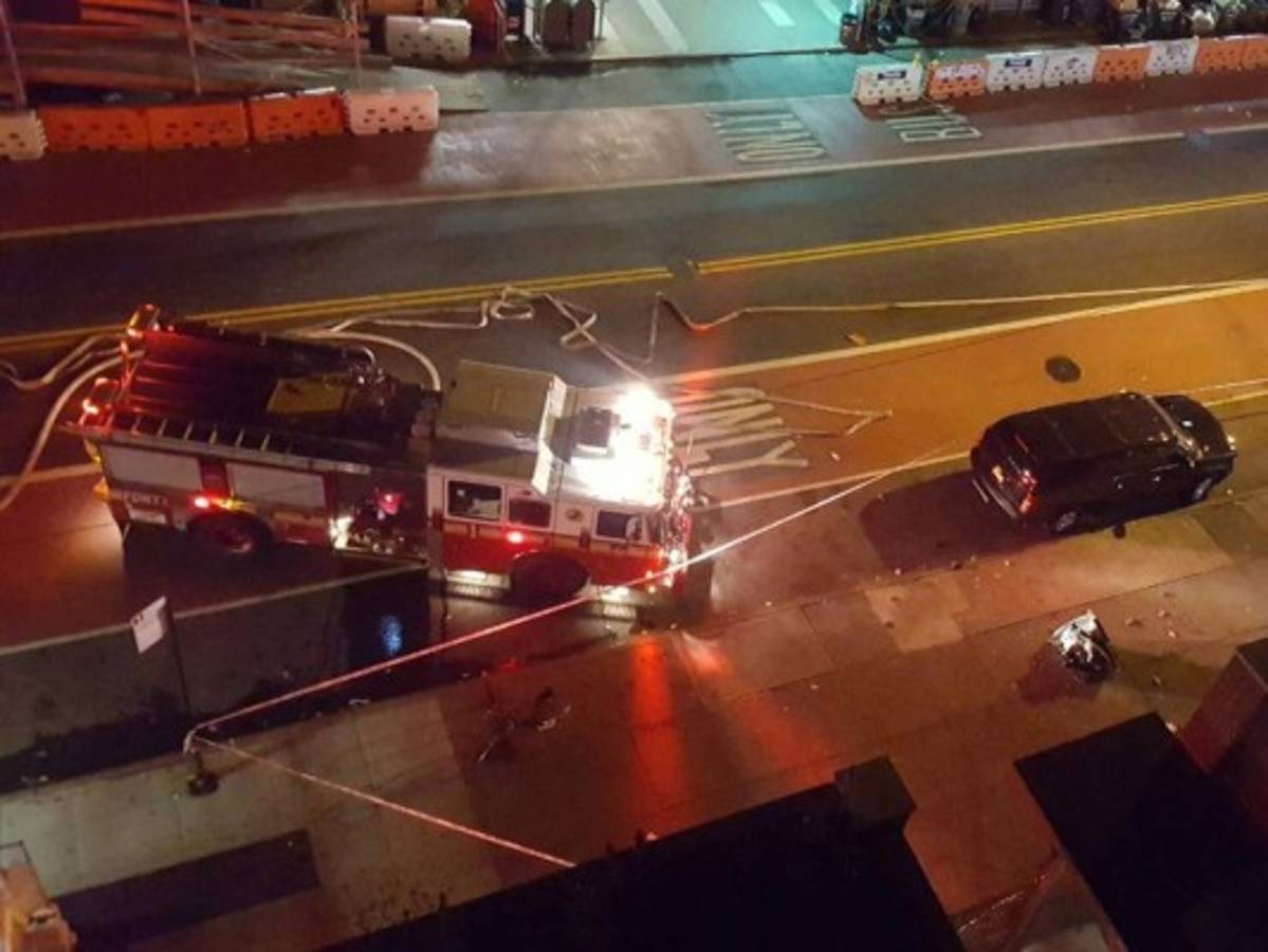 Bomberos: 25 heridos por posible explosión en Chelsea, en NY &nbsp;&nbsp;