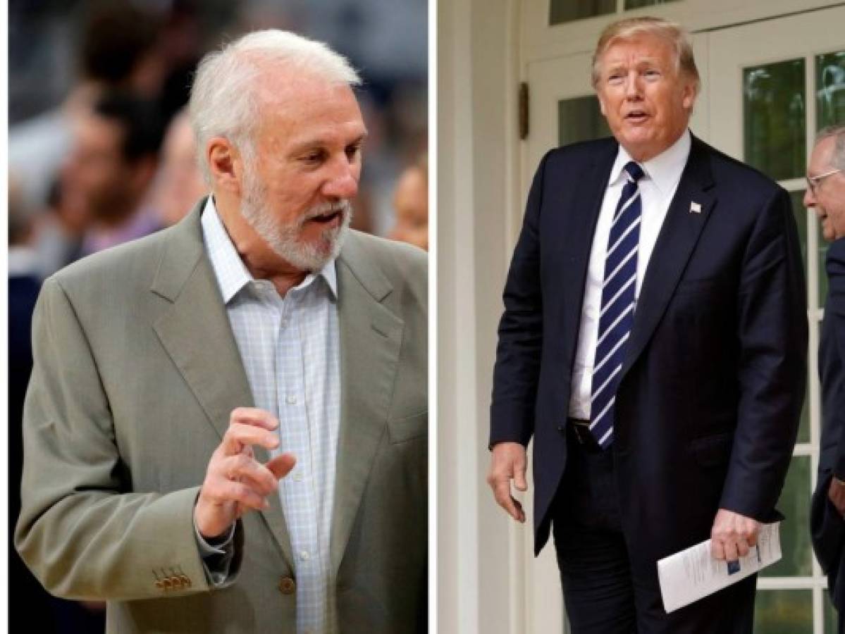 Entrenador de Spurs llama a Trump 'cobarde desalmado”  