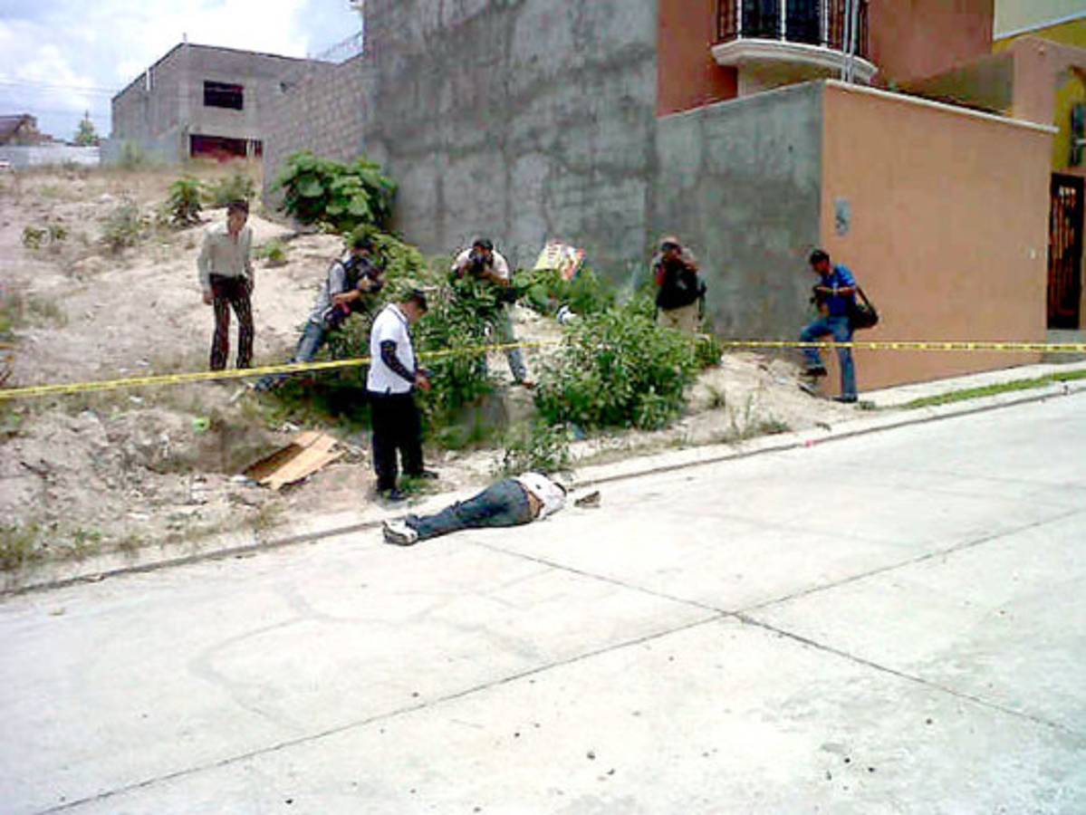 Acribillan a jardinero al sur de capital hondureña