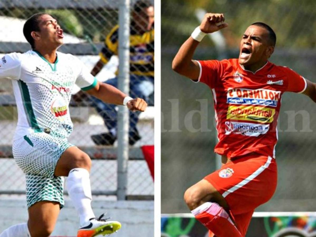 Luis Castro del Platense y Rony Martínez del Real Sociedad.