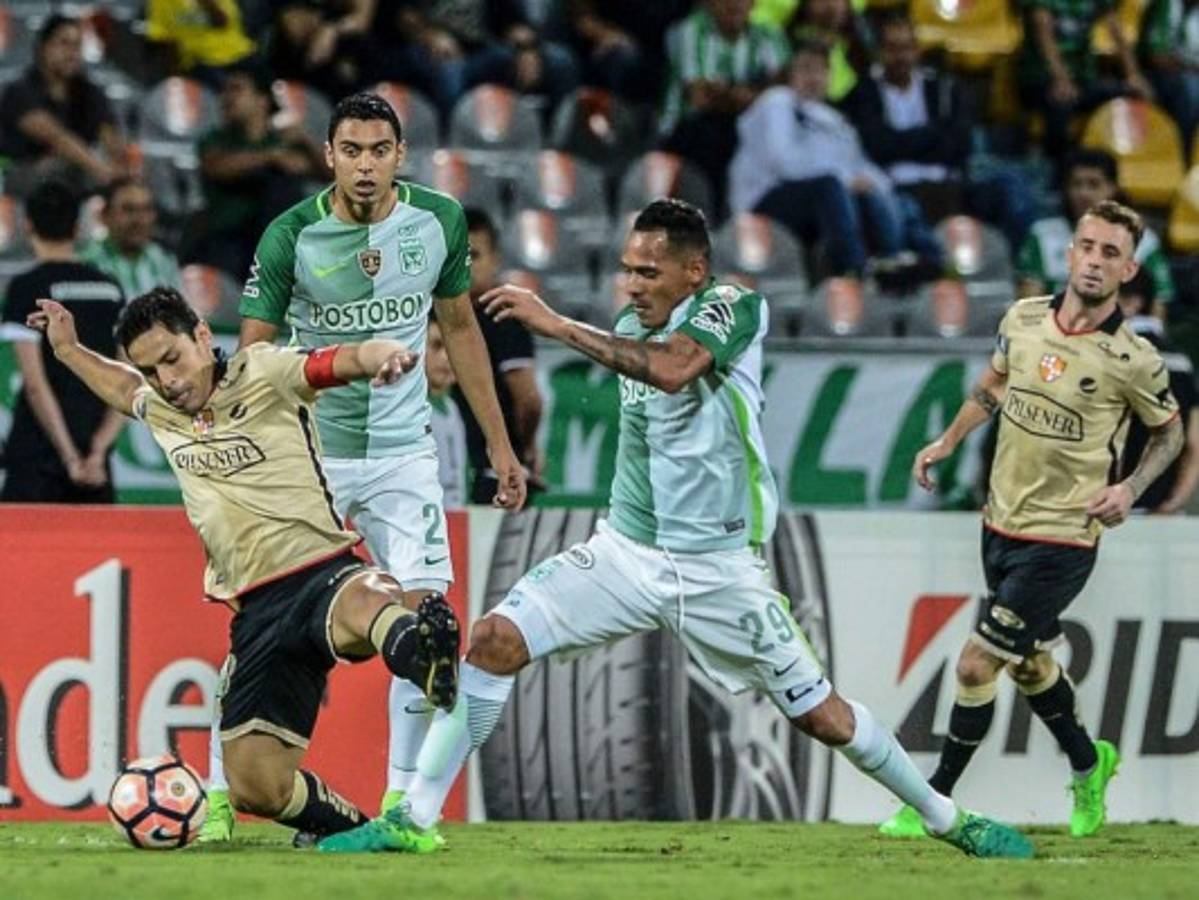 Reinaldo Rueda y Atlético Nacional ganan 3-1 a Barcelona en su despedida de la Libertadores
