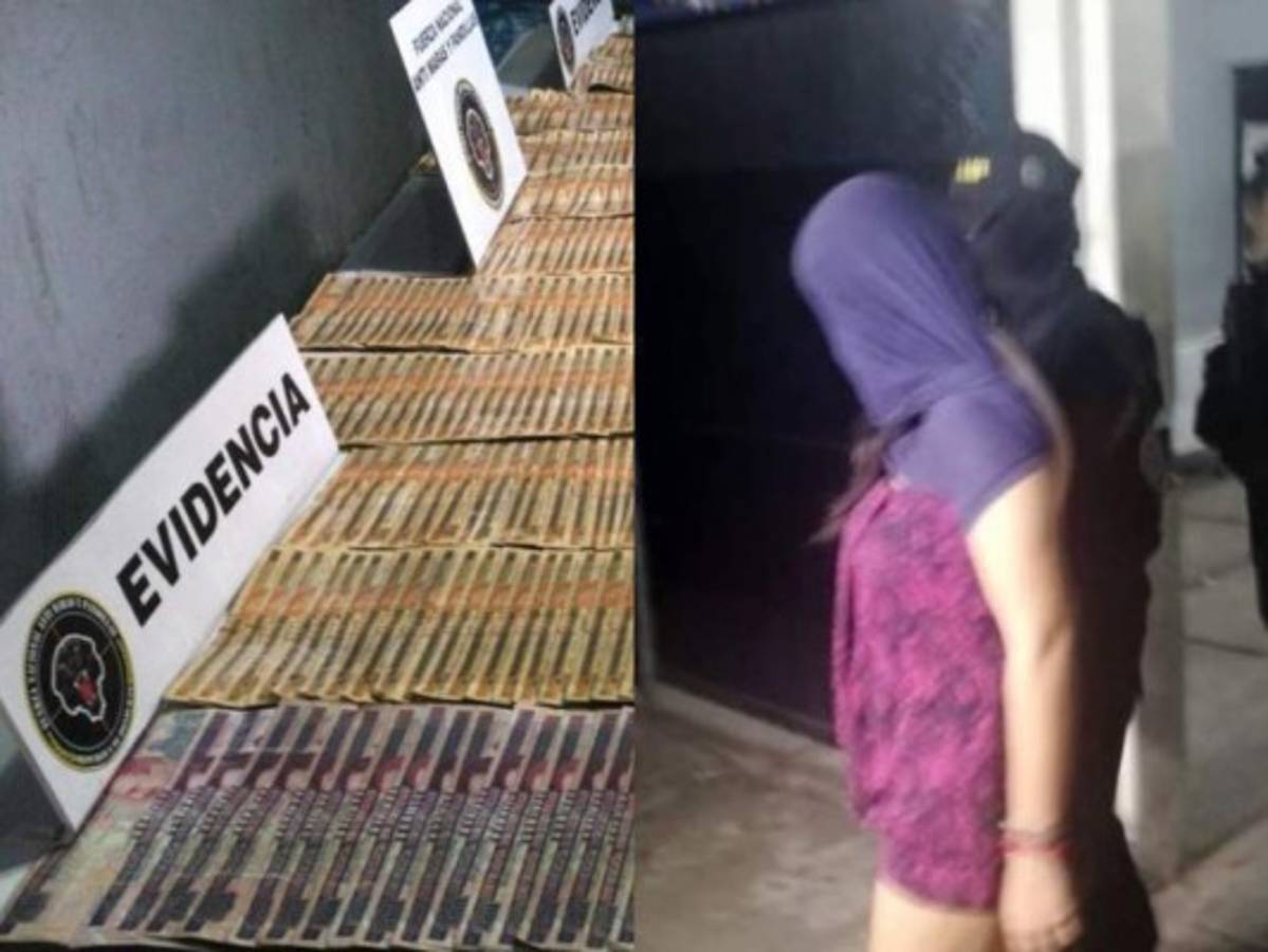 Capturan en Choloma a miembros de banda de extorsión con más de 60 mil lempiras