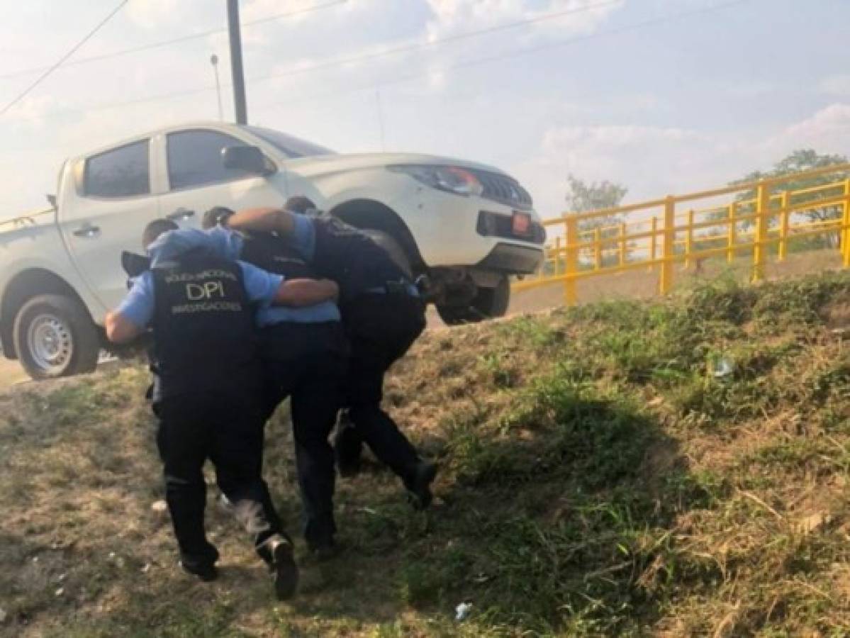 Policía resulta herido durante captura de cabecilla de 'El Márgaro' en Talanga  