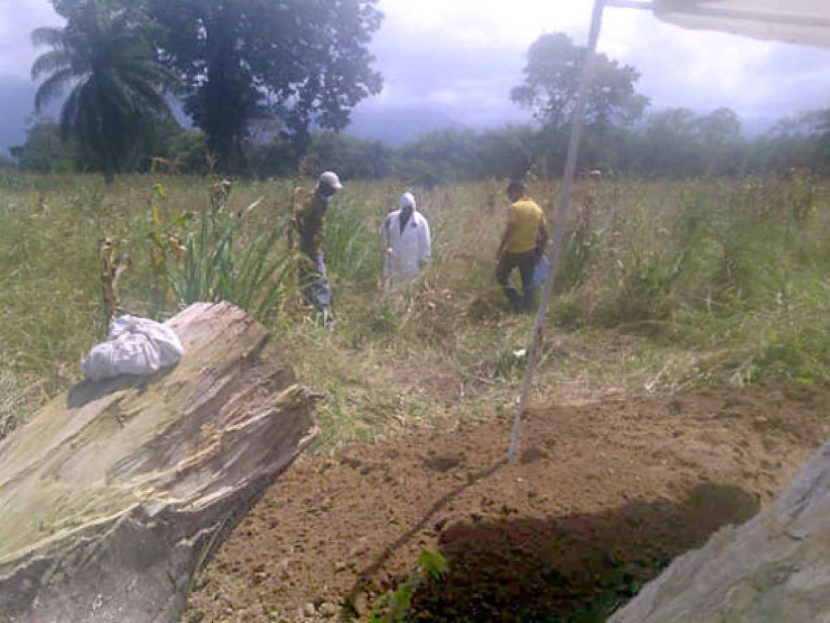 Cuatro de los cuerpos encontrados en La Ceiba serían de jóvenes desaparecidos