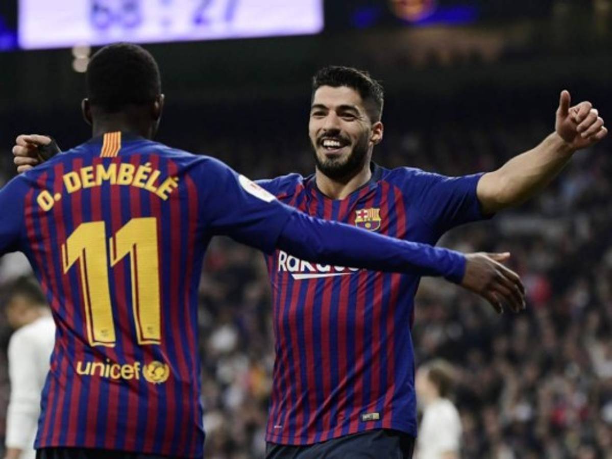 Barcelona venció 3-0 al Real Madrid y es finalista de la Copa del Rey en España