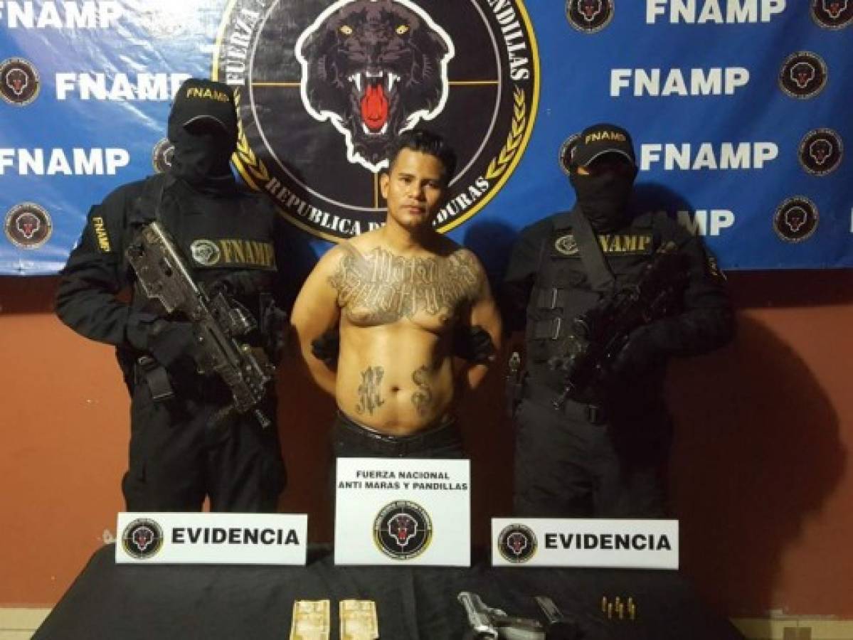 Capturan a 'El Halconcillo', sicario de la MS en Choluteca