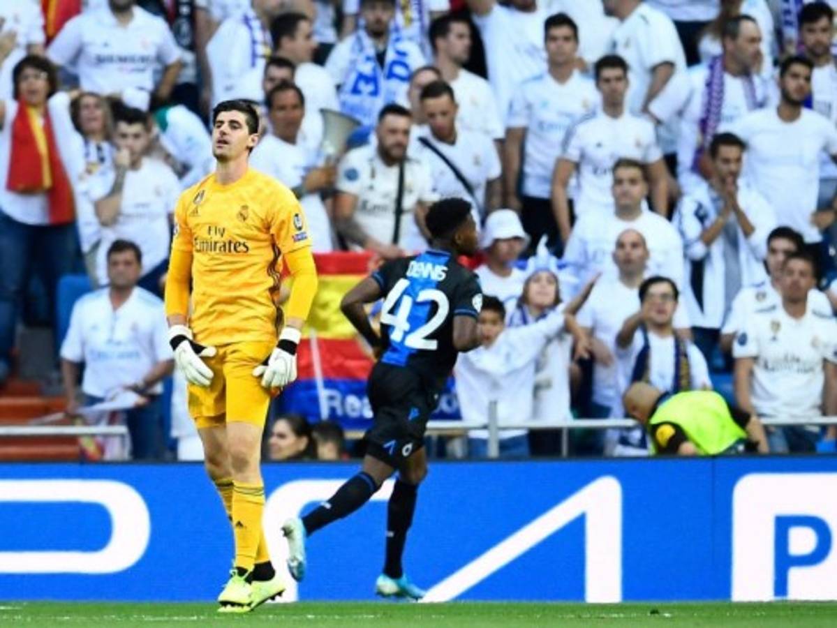 ¿Por qué Zidane sacó a Courtois en el primer tiempo del Real Madrid vs Brujas?