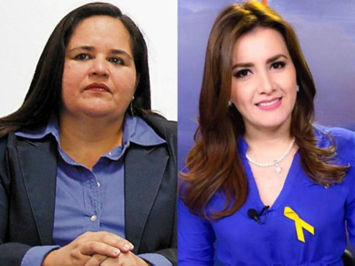 Aspirante a diputada Loreley Fernández reacciona ante carcajadas de la periodista Cesia Mejía por su spot político