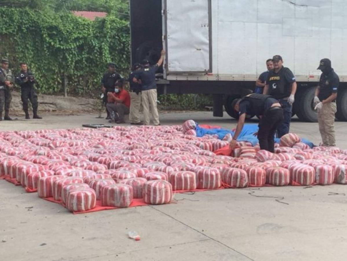 Incautan 55 sacos de marihuana en la zona norte de Honduras