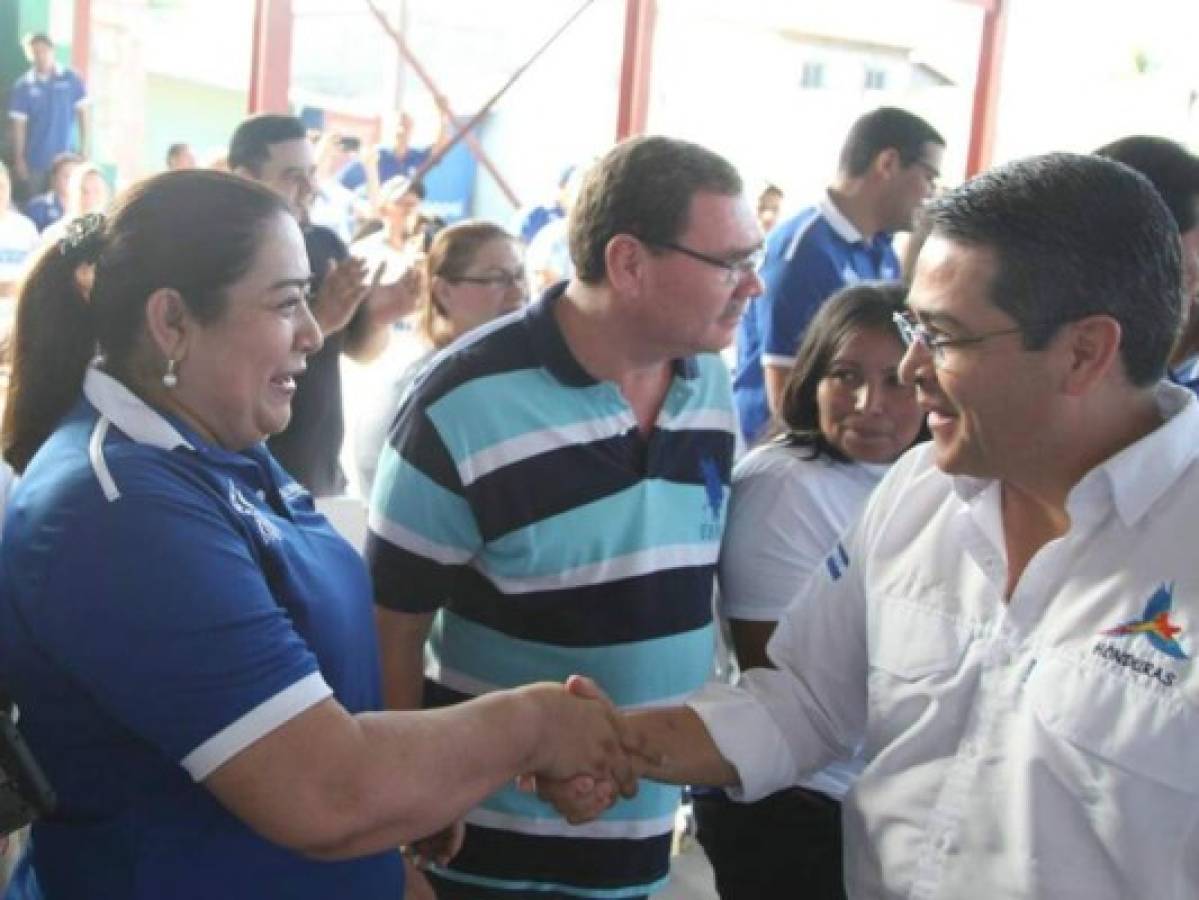 Encabezado por Juan Orlando Hernández, Partido Nacional realiza simulacro electoral