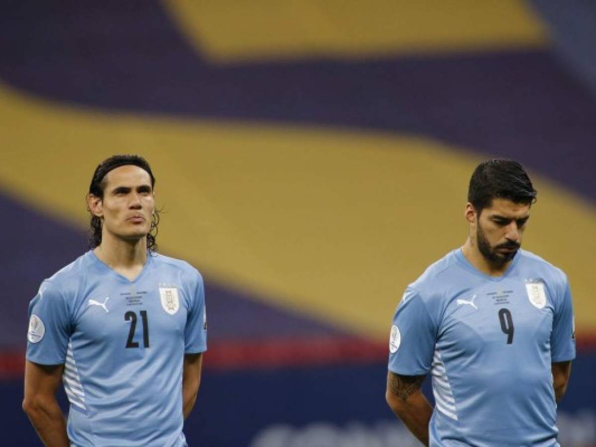 Suárez y Cavani se despiden de la Copa América-2021 con un Uruguay falto de goles