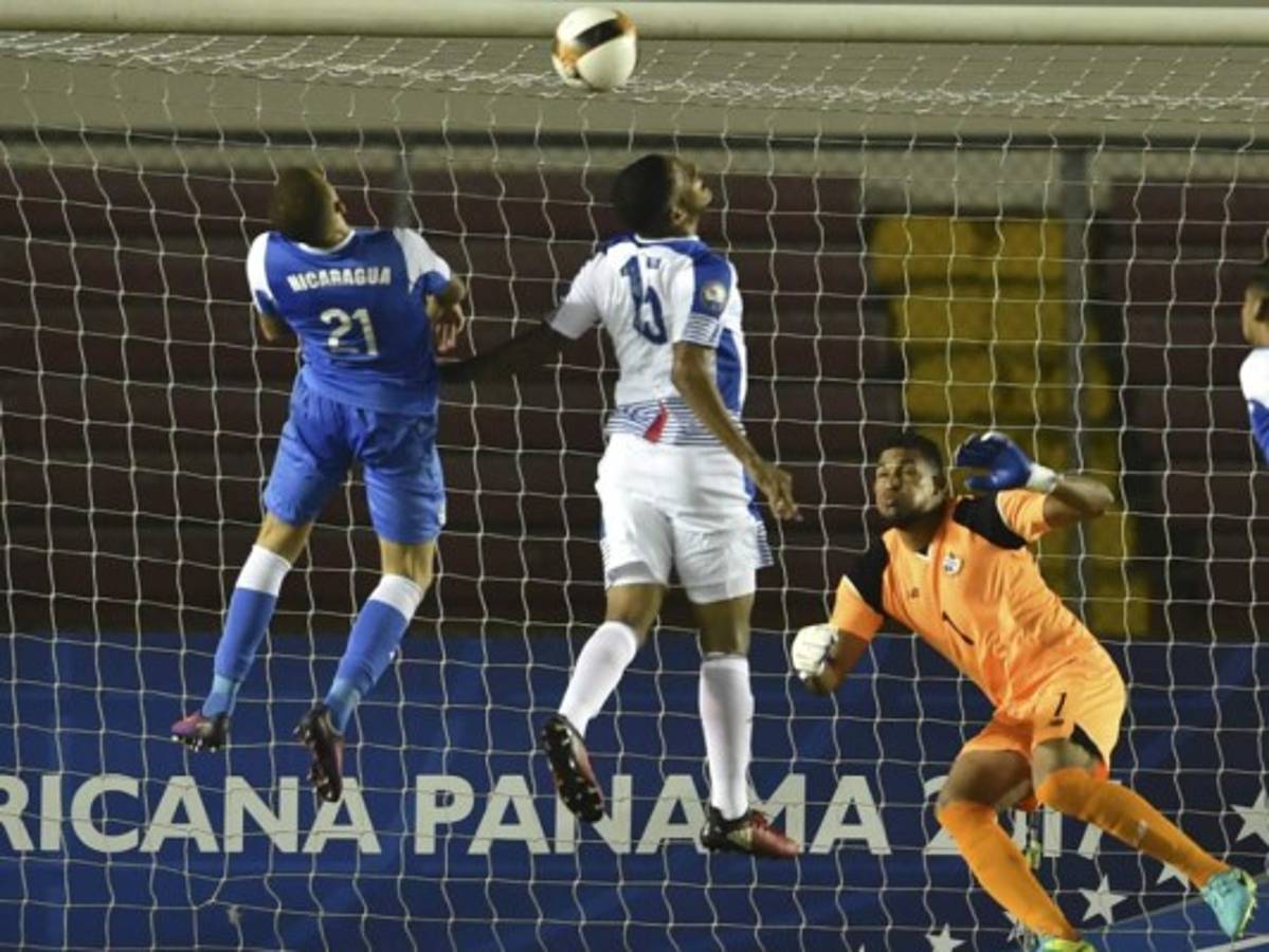 Panamá sufrió mucho para vencer a Nicaragua. Acá en acción el portero José Calderón.