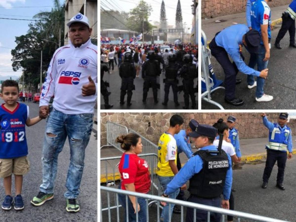 Seguridad garantizada en el clásico entre Olimpia y Motagua