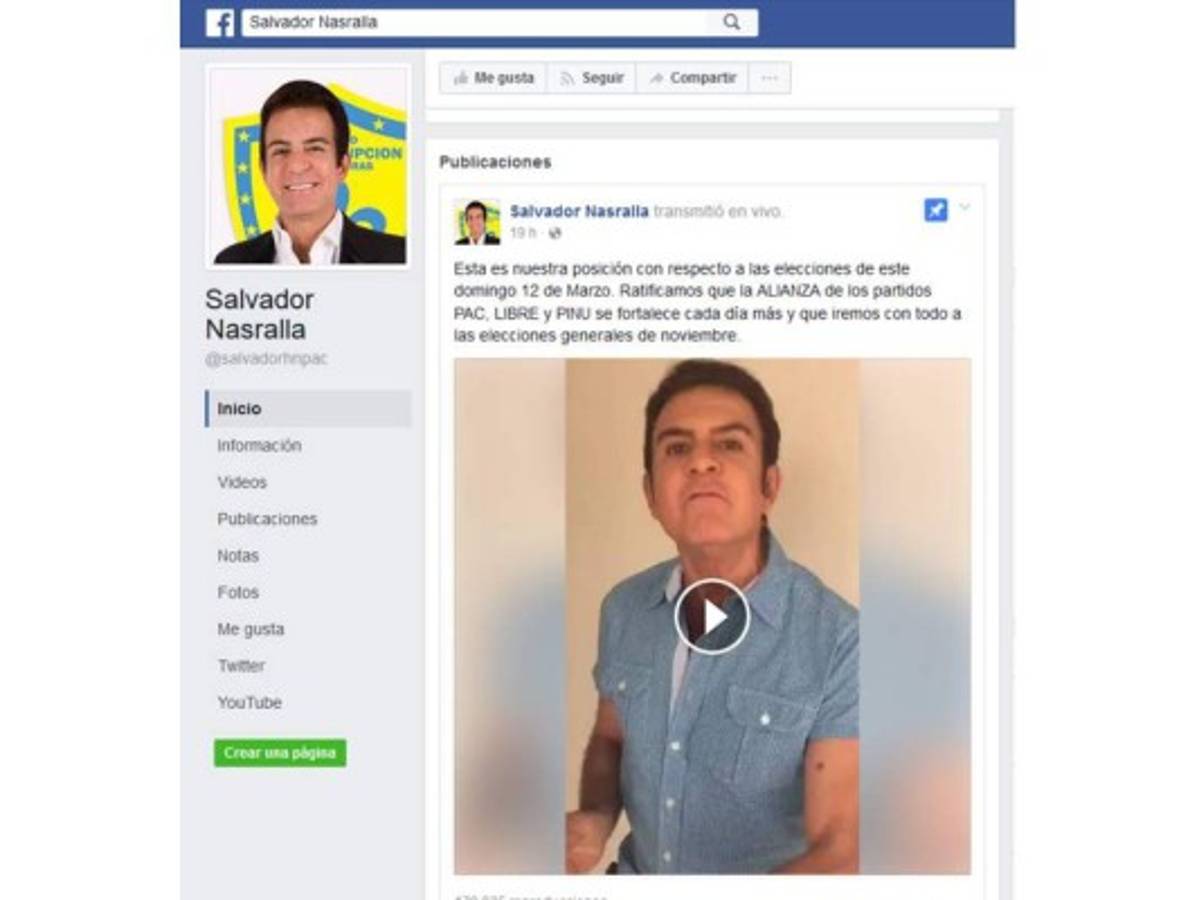 Salvador Nasralla: 'Mucho cuidado con tu voto este 12 de marzo'