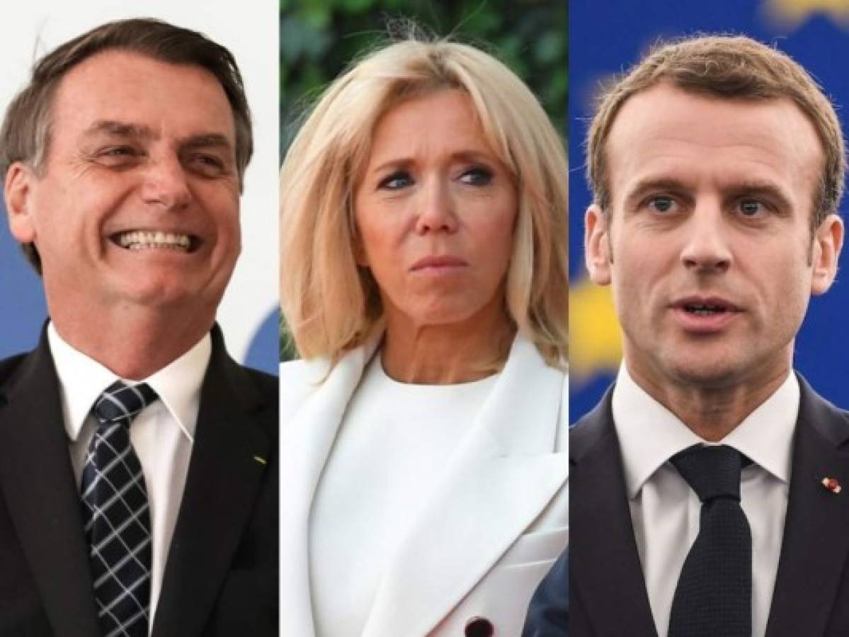 Ministro de Bolsonaro sobre esposa de Macron: 'Es fea de verdad'