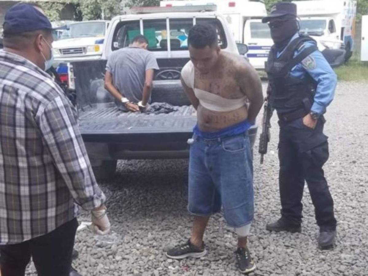 Tras persecución capturan a sospechosos de asesinar a dos guardias en San Pedro Sula