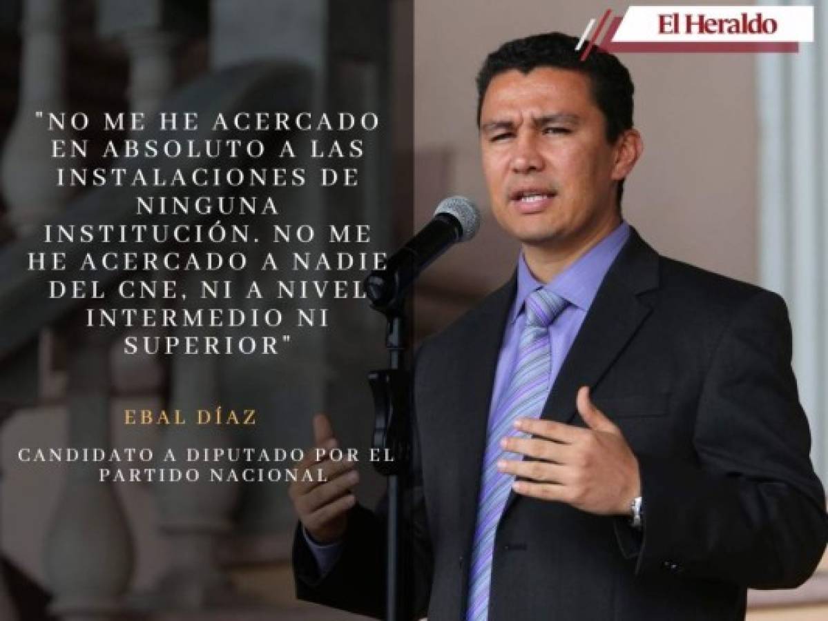 En frases: así se ha pronunciado Ebal Díaz tras señalamientos de fraude electoral