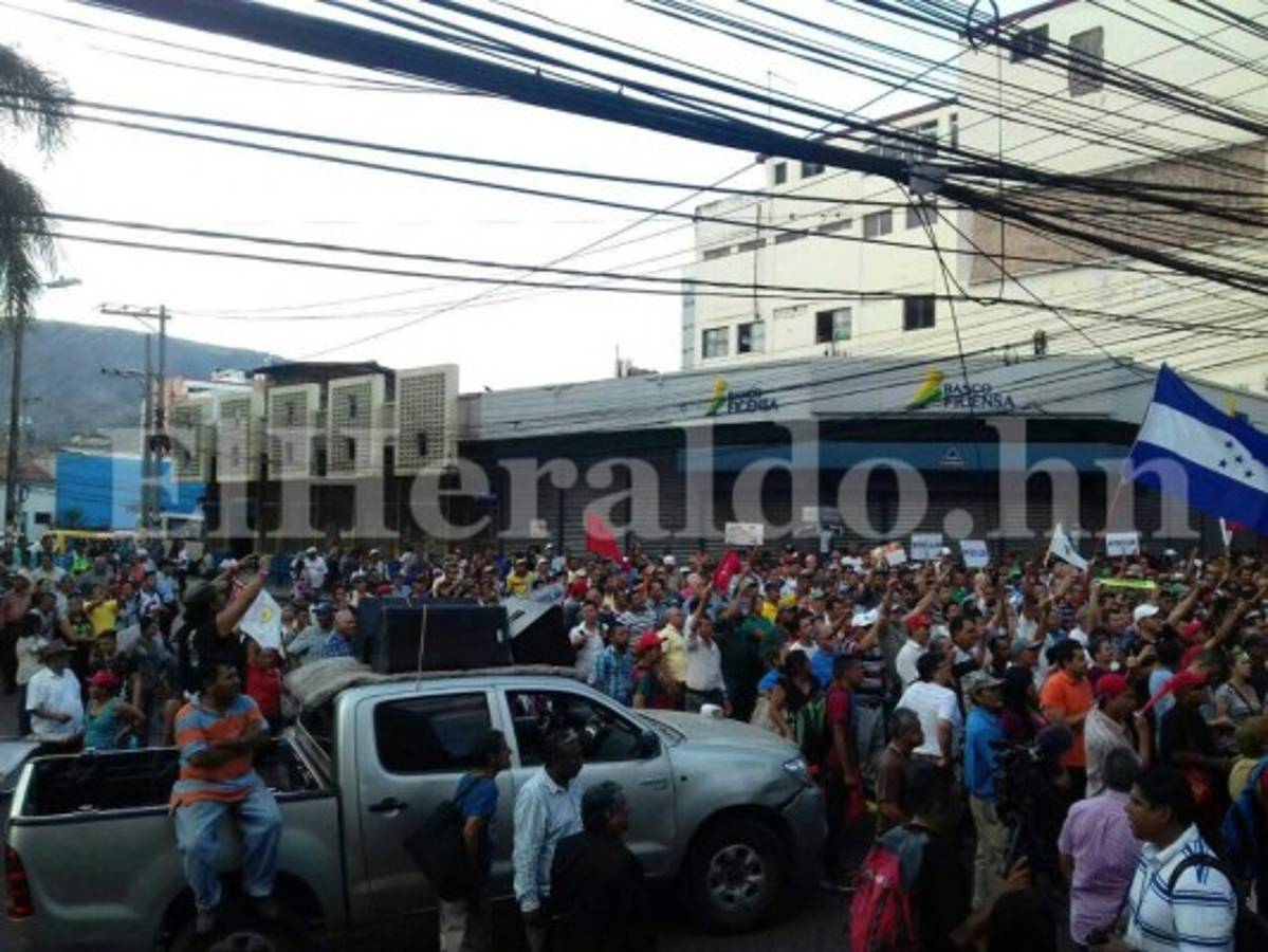 Manifestaciones previo a inicio de la discusión de reformas penales en el Congreso Nacional