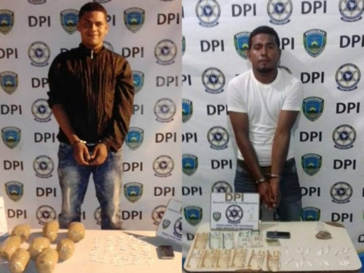 Capturan a supuestos traficantes de drogas en Atlántida y Choluteca