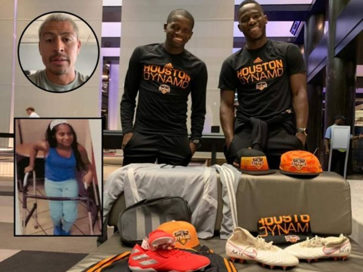 Boniek, Maynor y Roger Espinoza unidos para ayudar a que niña hondureña logre caminar