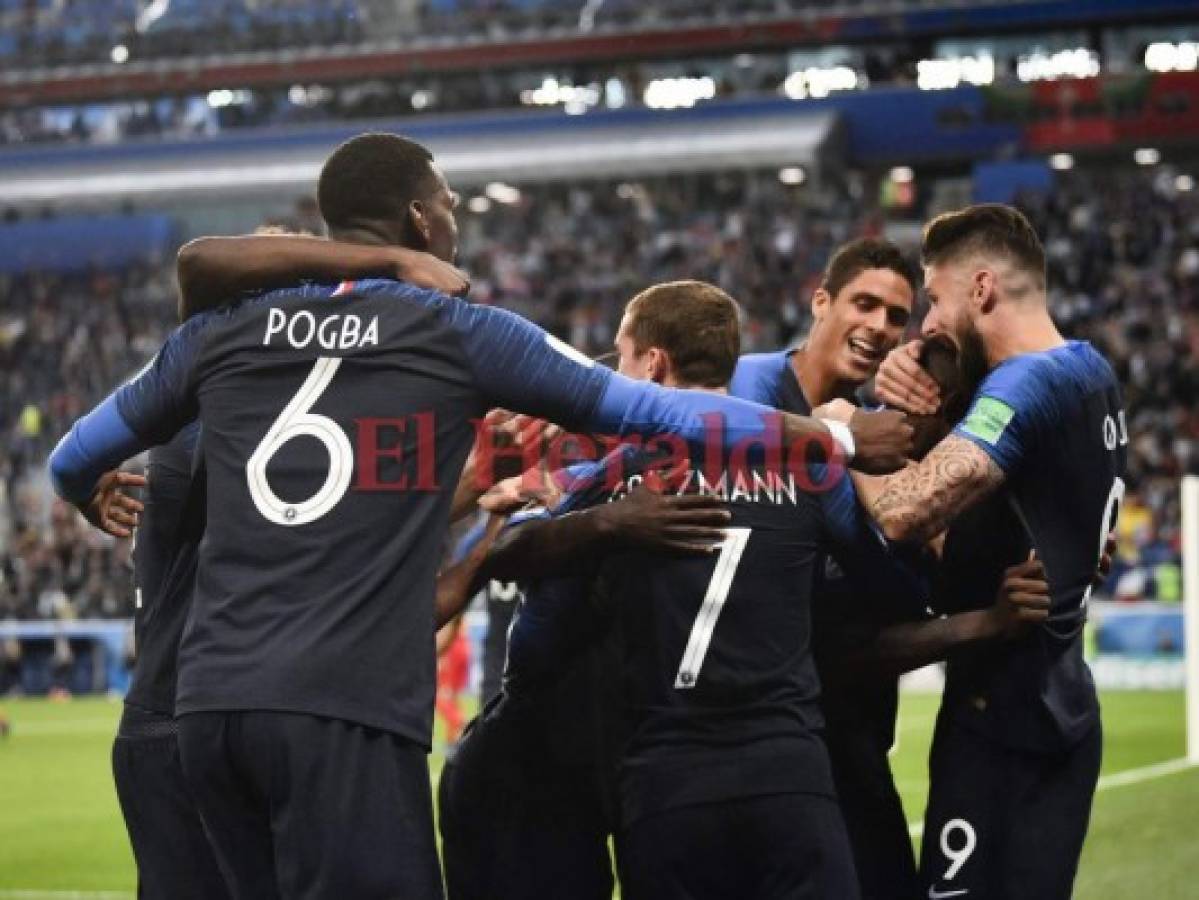 Francia a la final del Mundial de Rusia tras vencer 1-0 a Bélgica