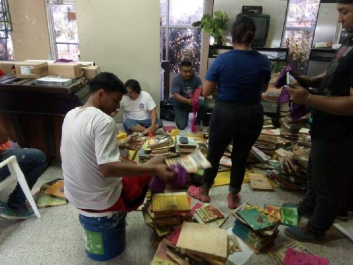 Ultra Fiel realiza obras de restauración en una escuela de San Pedro Sula