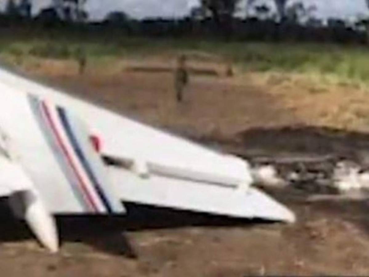 Dos presuntos narcotraficantes mueren al caer avioneta en Guatemala