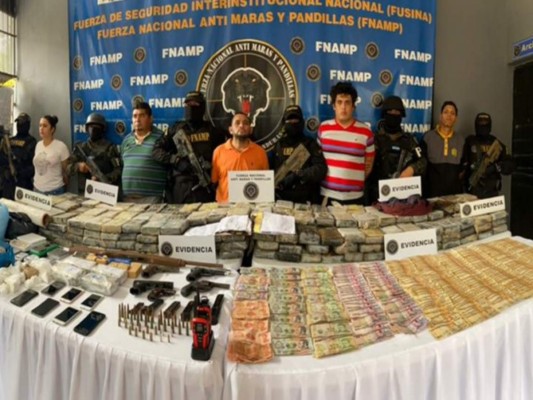 A La Tolva y PNFAS envían a capturados con droga en San Pedro Sula