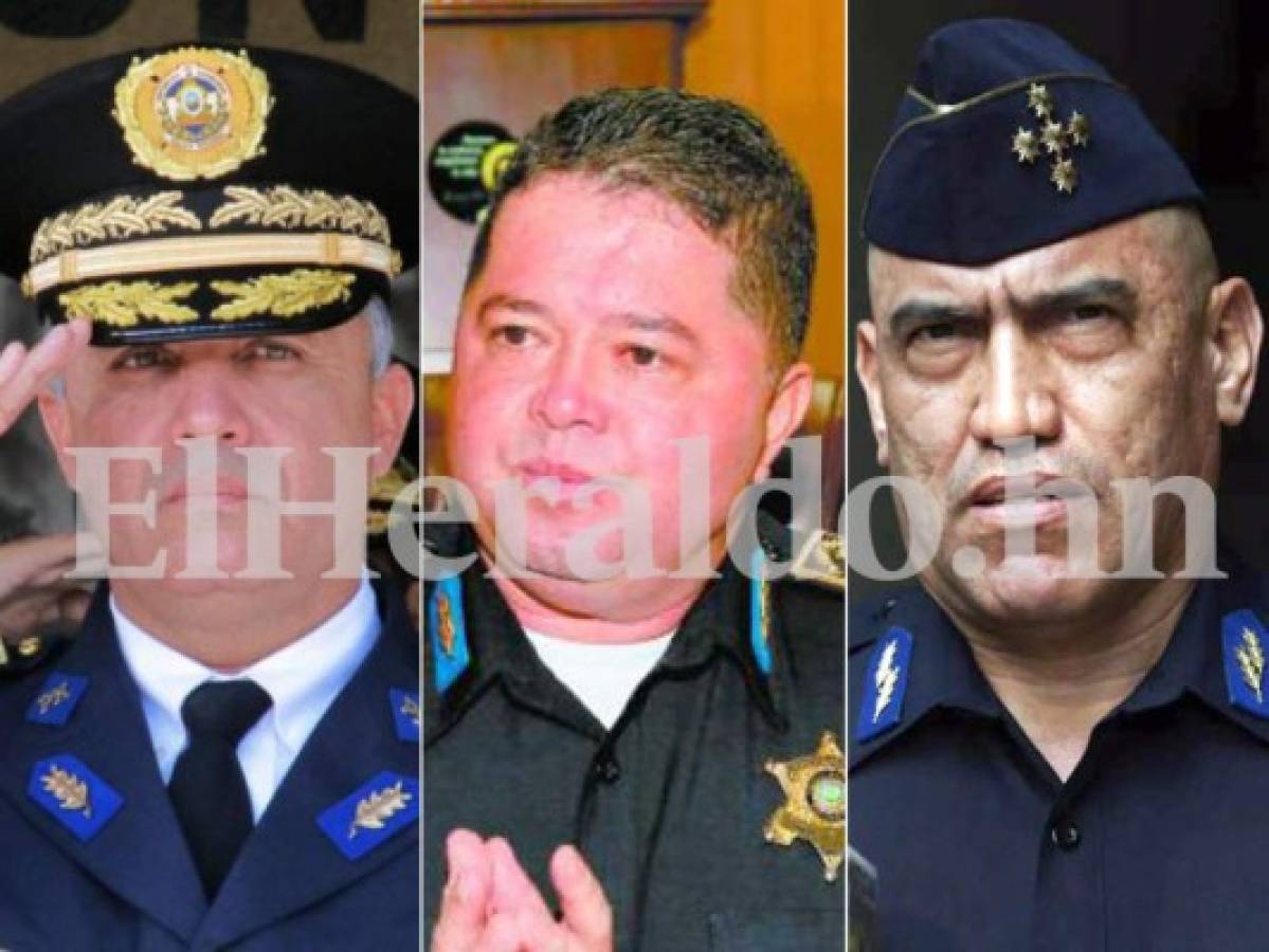 Comisión depuradora cancela a tres exdirectores de la Policía Nacional