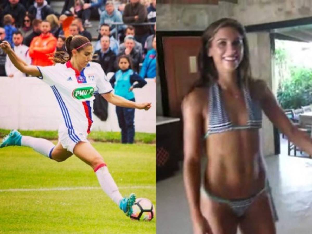 Candente video de la futbolista Alex Morgan deja poco a la imaginación