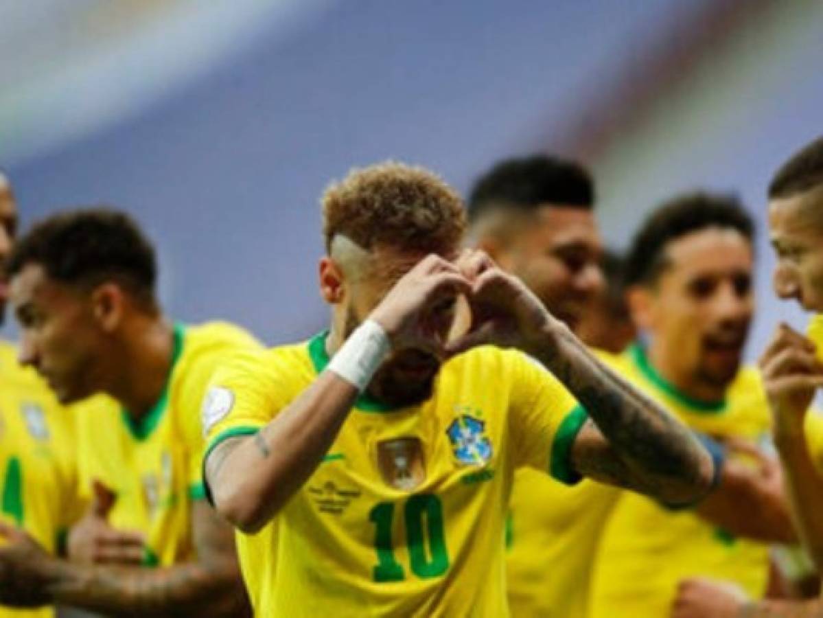 Brasil golea 3-0 a Venezuela, al abrirse por fin la Copa América  