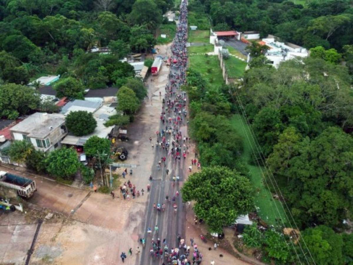 'No somos asesinos”: Migrantes en caravana responden a Donald Trump