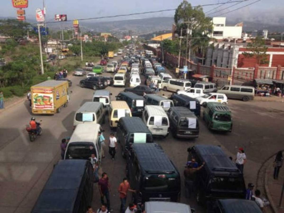 Paro de rapiditos 'brujos' en Tegucigalpa