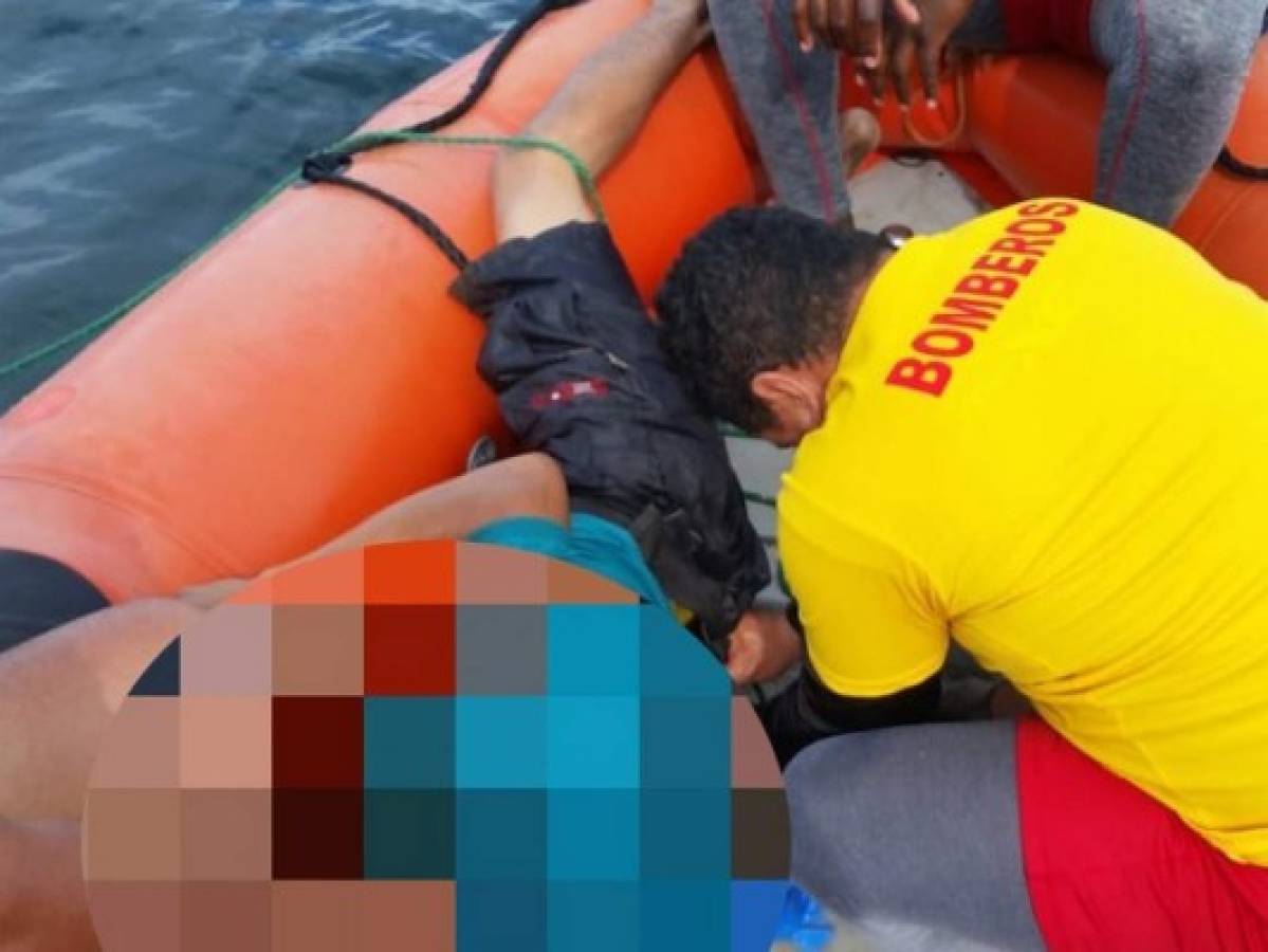 Rescatan cadáver de hombre que se ahogó cuando pescaba en Omoa