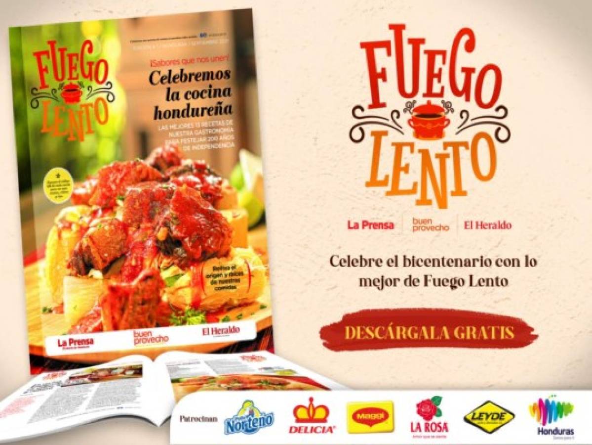 ¡Descarga gratis! Recetario completo de Fuego Lento