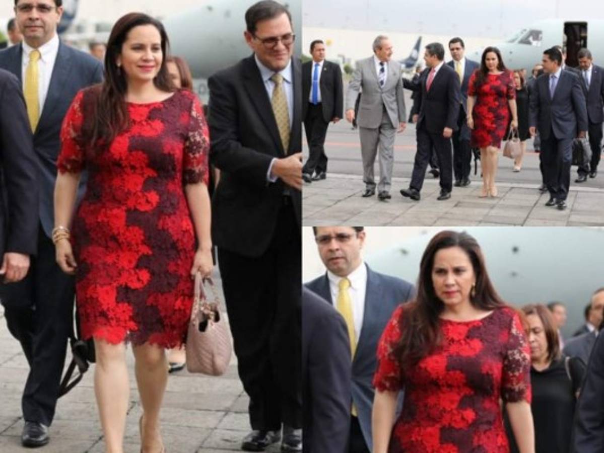 Así arribó a México la primera dama, Ana García de Hernández