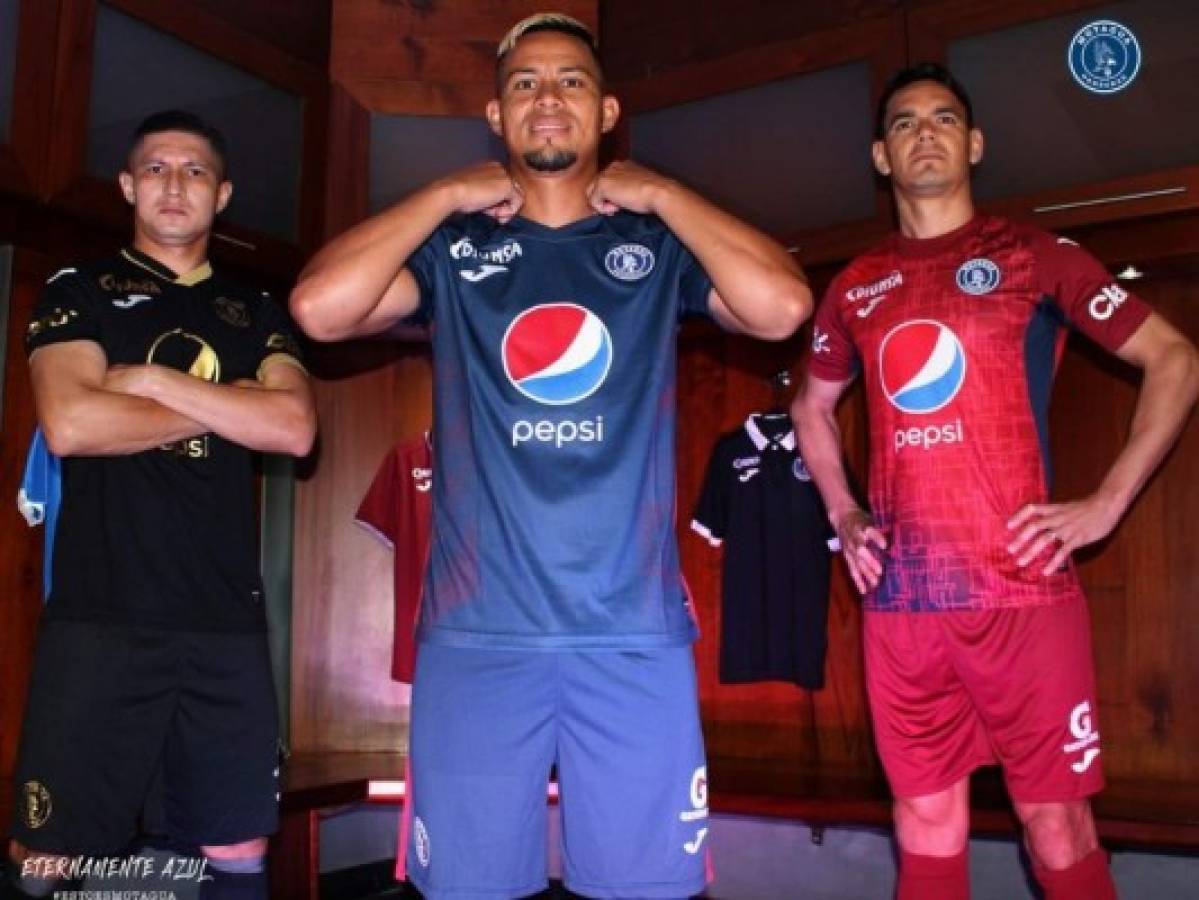 Motagua presenta su nueva camiseta para la temporada 2021-2022