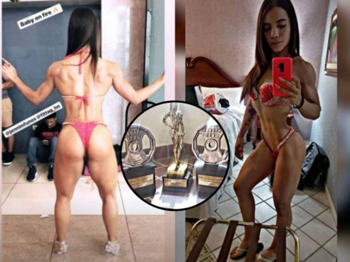 Jennifer Funes vuelve a coronarse como Bikini Fitness por segundo año