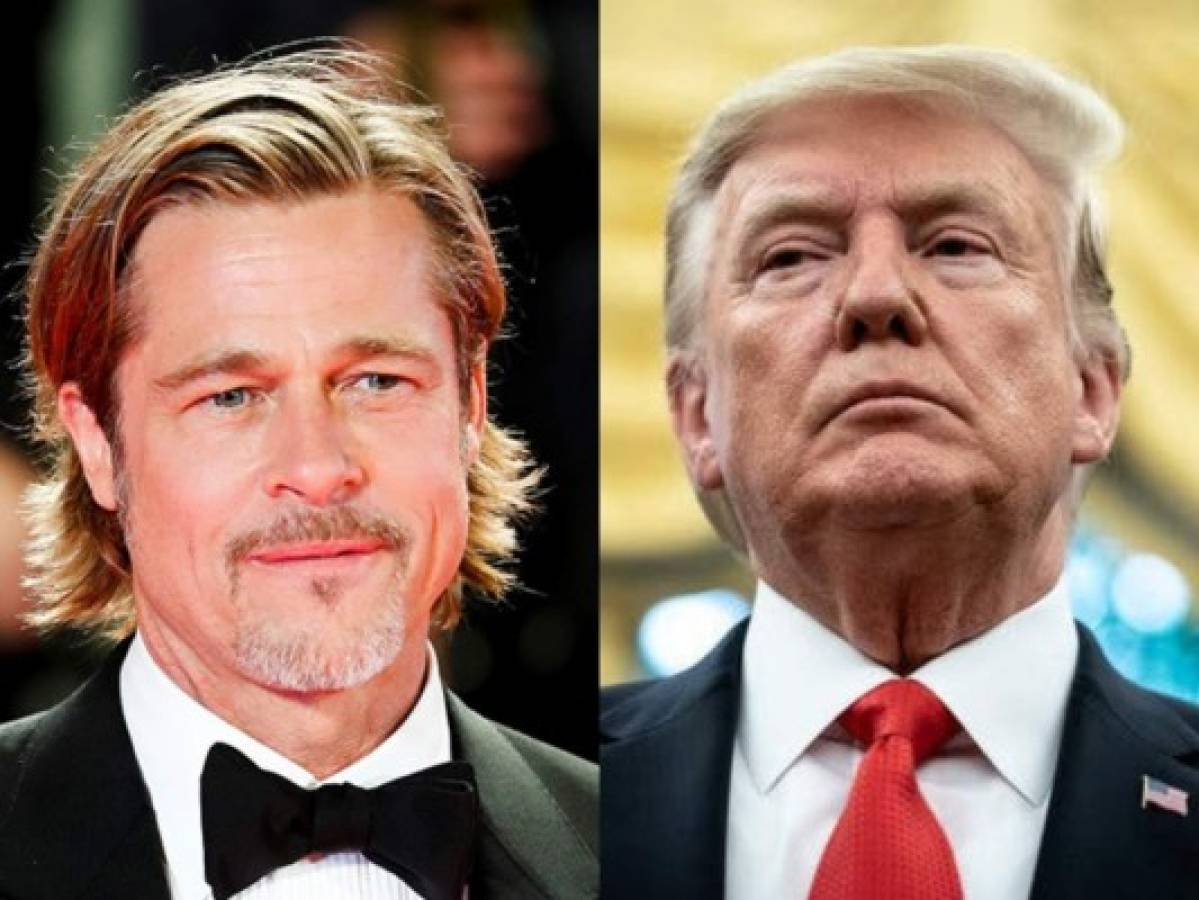 Brad Pitt dice que Donald Trump es 'una amenaza”