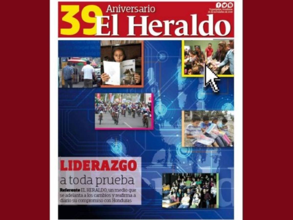 39 anivesario de Diario El Heraldo, Honduras
