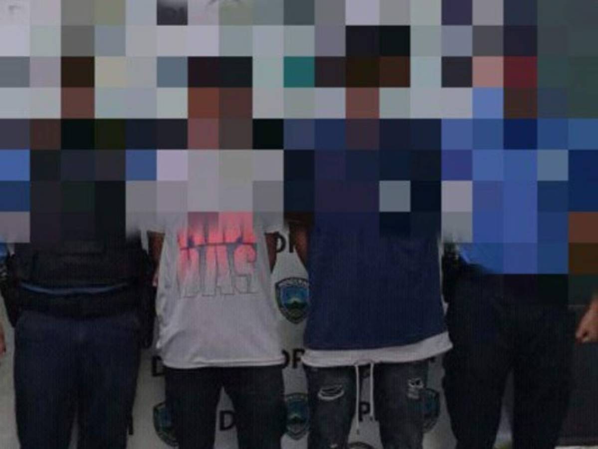 Con drogas detienen a presuntos pandilleros de la MS-13 en Choloma