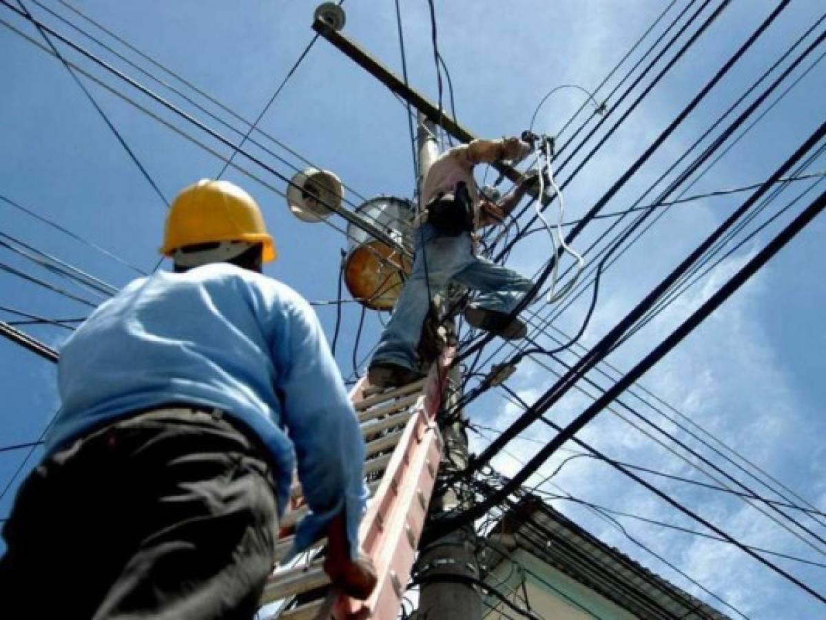 Sectores de la capital y San Pedro Sula que no tendrán energía el domingo 16 de junio