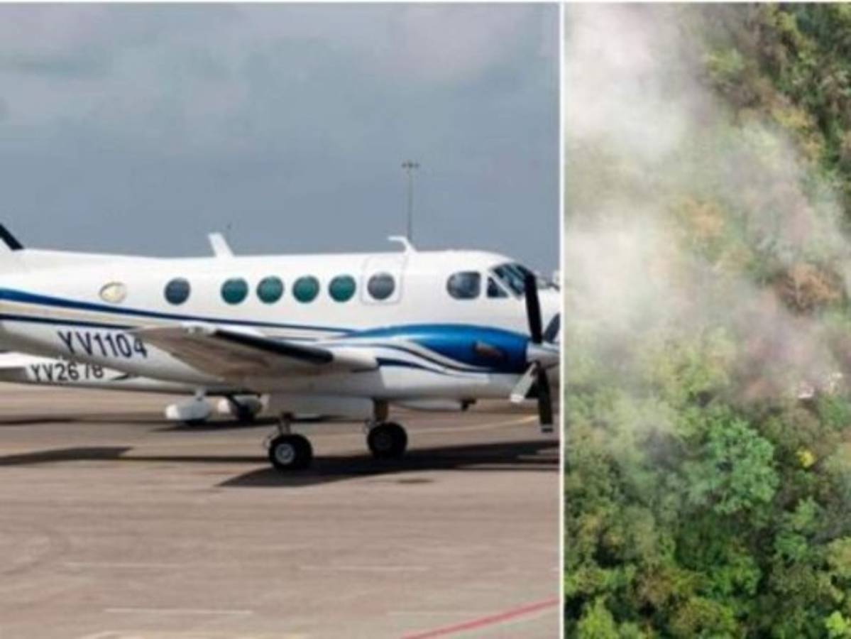 Se estrella avión en Caracas y mueren nueve personas
