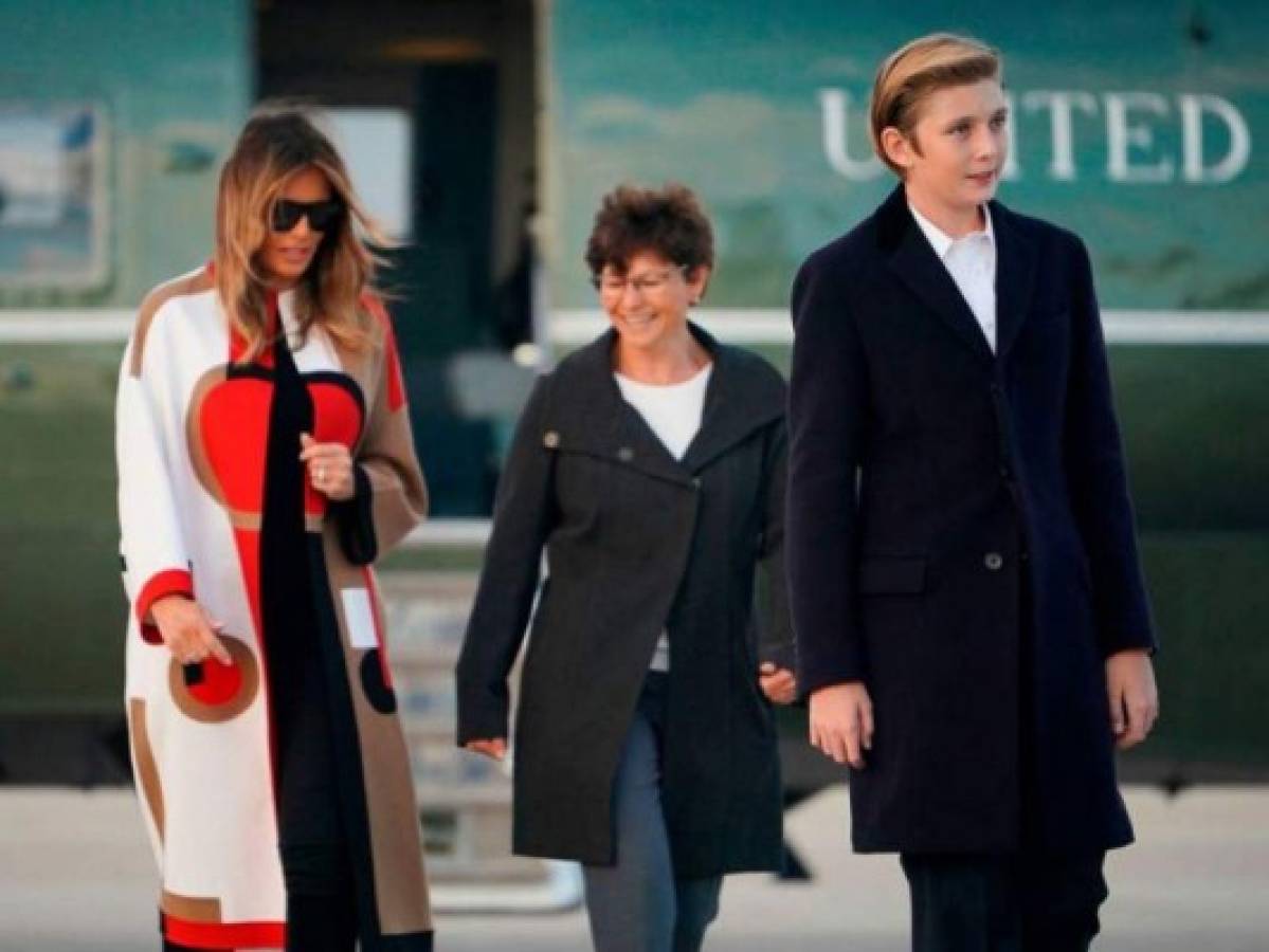 Barron, el hijo menor de Donald Trump, también tuvo covid-19