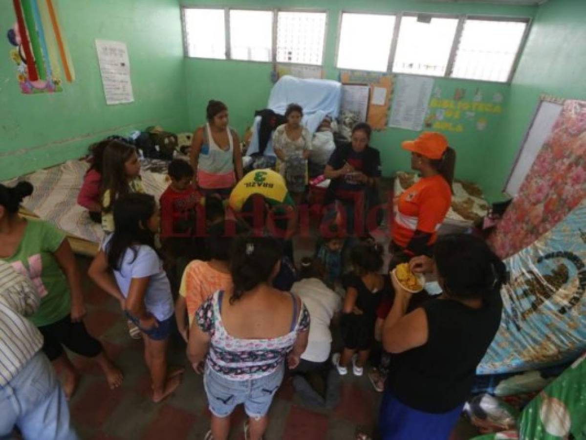 Lista de albergues habilitados para hondureños afectados por las lluvias