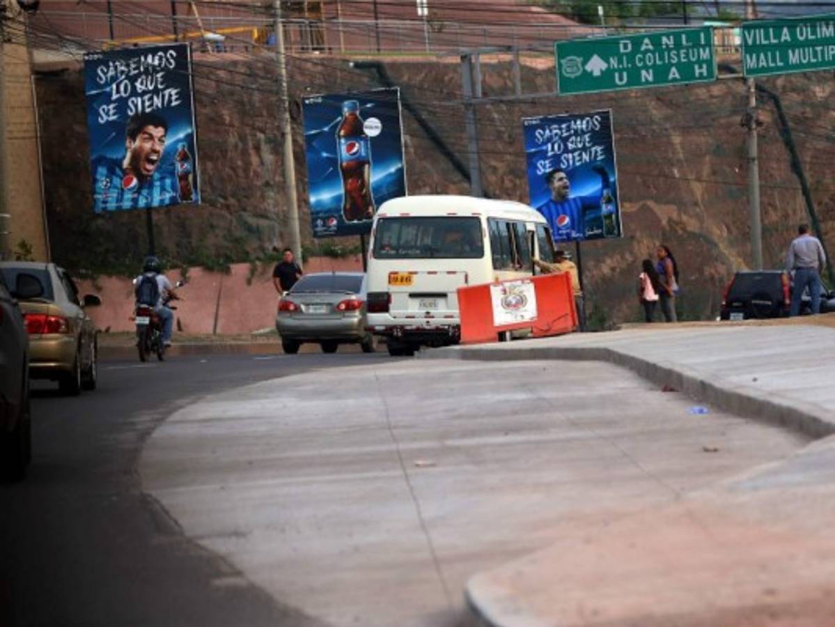 Gestionan L 180 millones para bahías en transitadas calles de la capital